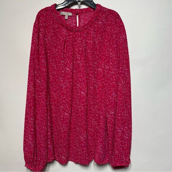 HOBBS Jonie Spot Print Blouse 14 NWOT - Picture 5 of 15